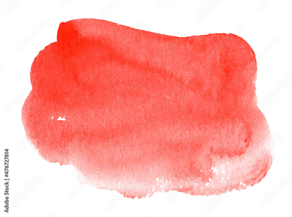 Red watercolor background, artistic element for banner, template, print and logo