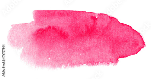 Pink watercolor background, artistic element for banner, template, print and logo