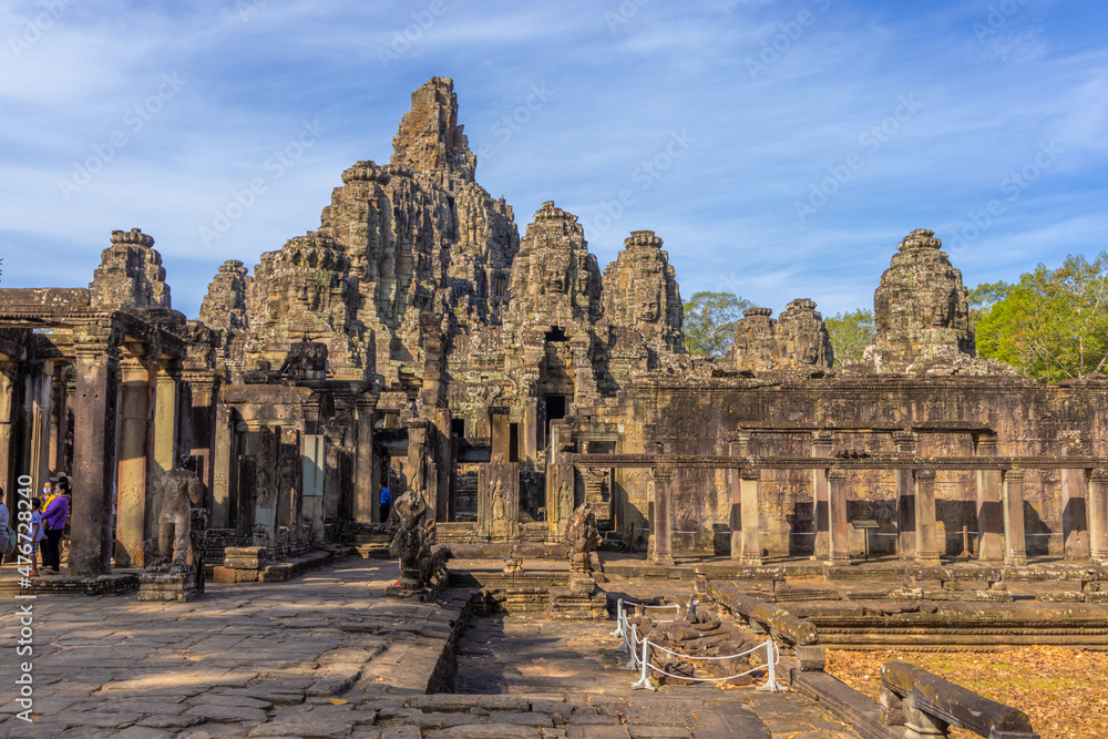 Bayon Temple in Angkor complex, Cambodia