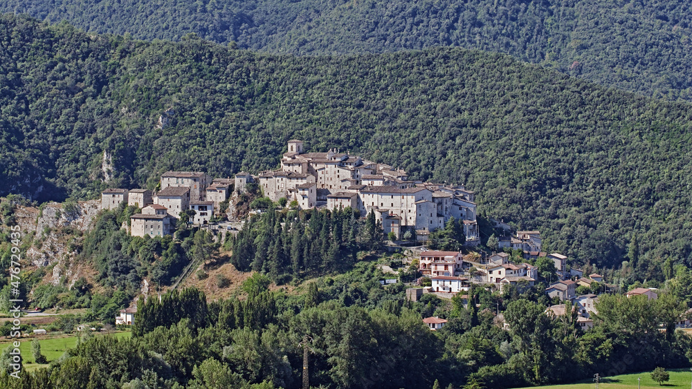view of Casteldilago, in the municipality of Arrone