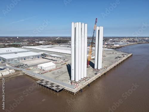Siemens wind turbine production at Hull, UK