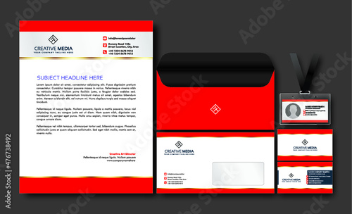 letterhead business card envelop templets  