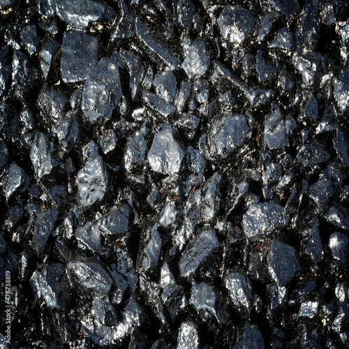 Asphalt. bitumen Black resinous mass, ex. for pouring surfaces of roads, streets, sidewalks, etc. The road covered with such a mass. A strip of land intended for movement, a route of communication.