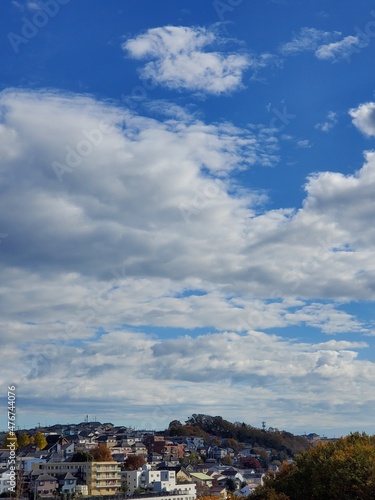 神奈川県百合ヶ丘の高台からの景色