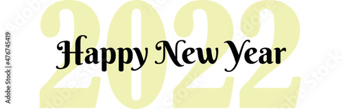 happy new year typography