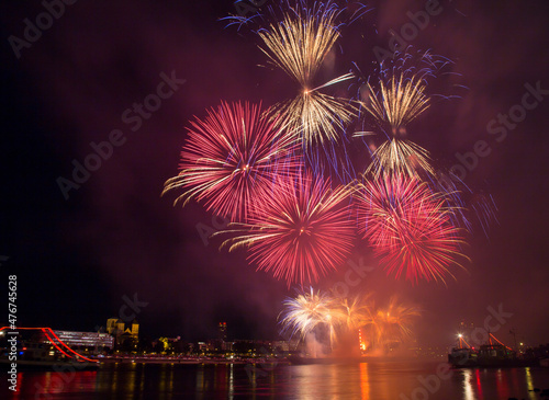 Feuerwerk - Silvester am See