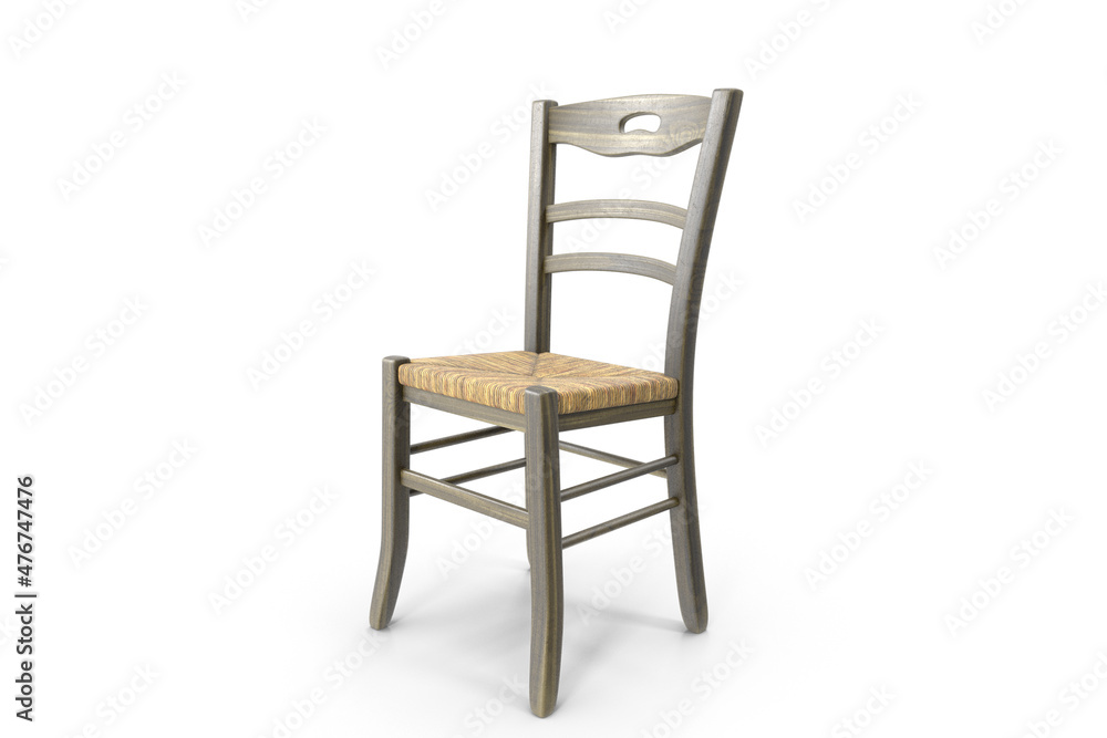 Rustic Straw Chair Rustic Straw Chair