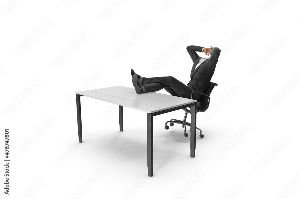 Fototapeta premium person sitting on a chair