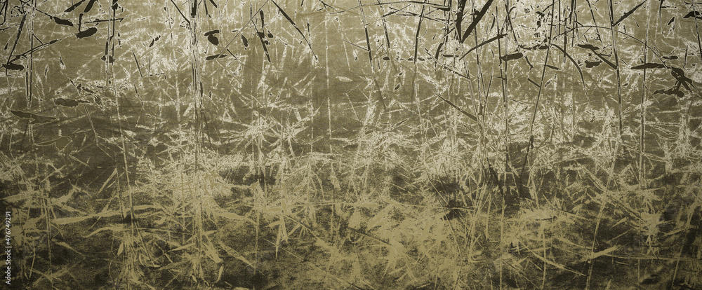 Obraz premium 抽象的 水墨画 テクスチャ