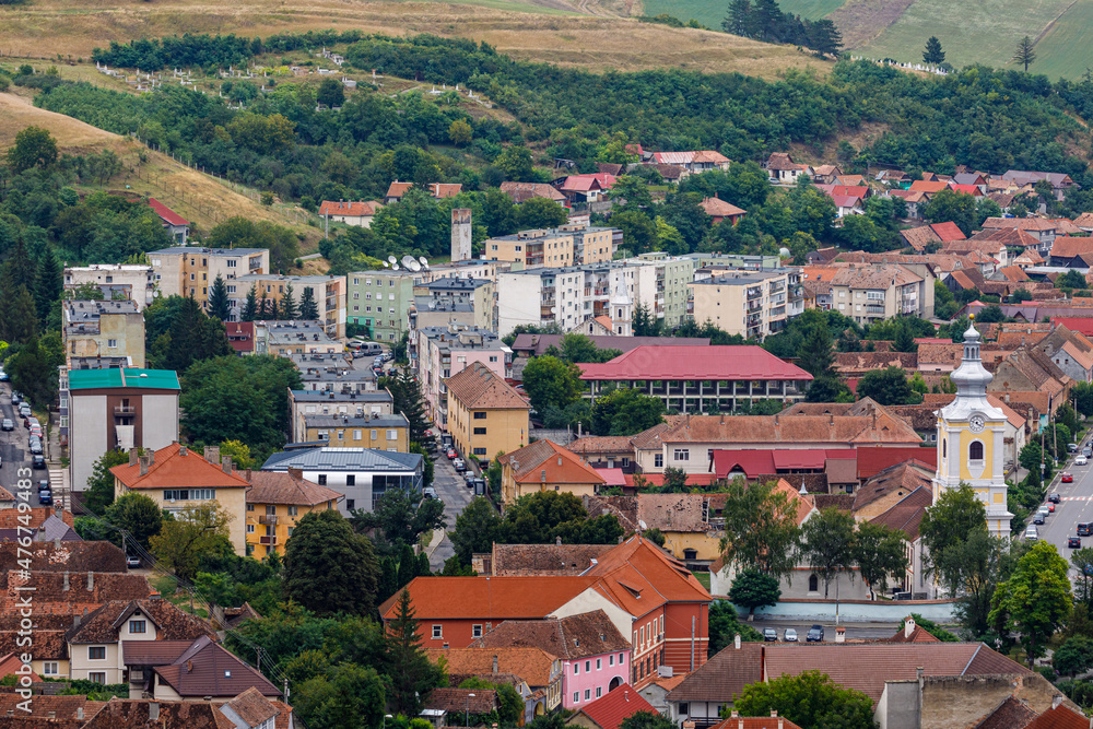 The city of Rupea in Romania