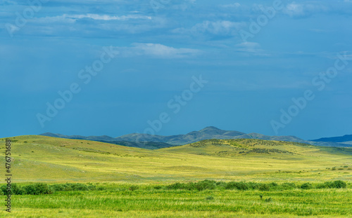 steppe, prairie, veld, veld - Great Plains. Kazakhstan The steppe is great. Since arid prairies are unsuitable for agriculture or business development, they retain much of their natural landscape. © Татьяна Мищенко