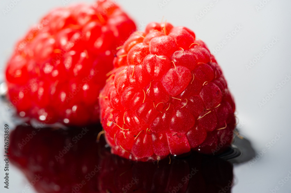Raspberry is the edible fruit of the Rubus genus of the rose family