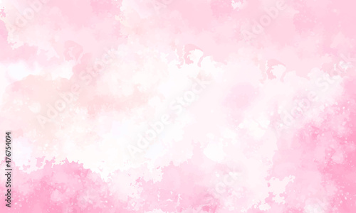 pink watercolor background © Asih