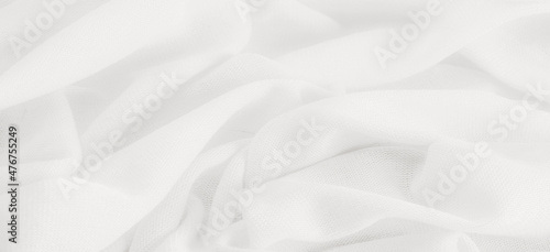 White cloth. abstract background of luxury fabric or liquid silk