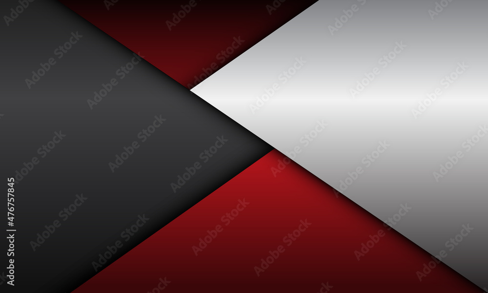 Abstract red silver grey metallic shadow geometric design modern technology futuristic background vector Abstract red silver grey metallic shadow geometric design modern technology futuristic background vector