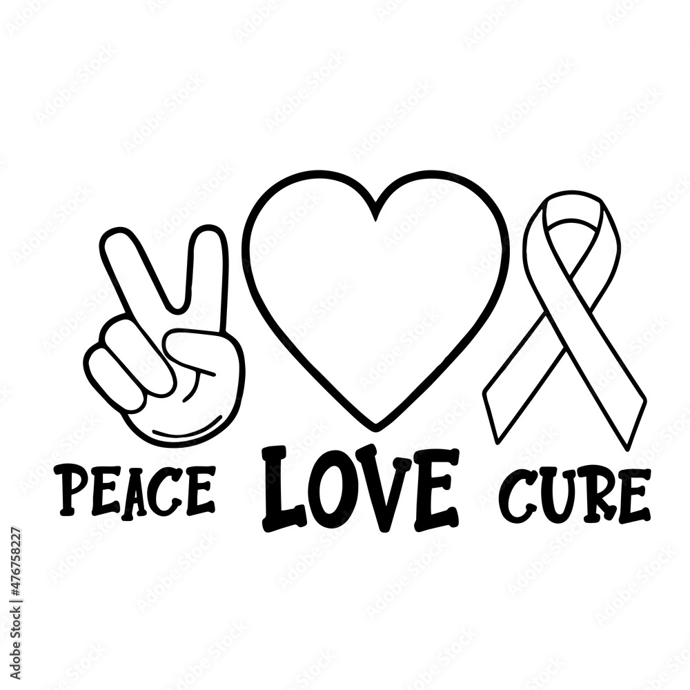 peace love cure inspirational quotes, motivational positive quotes