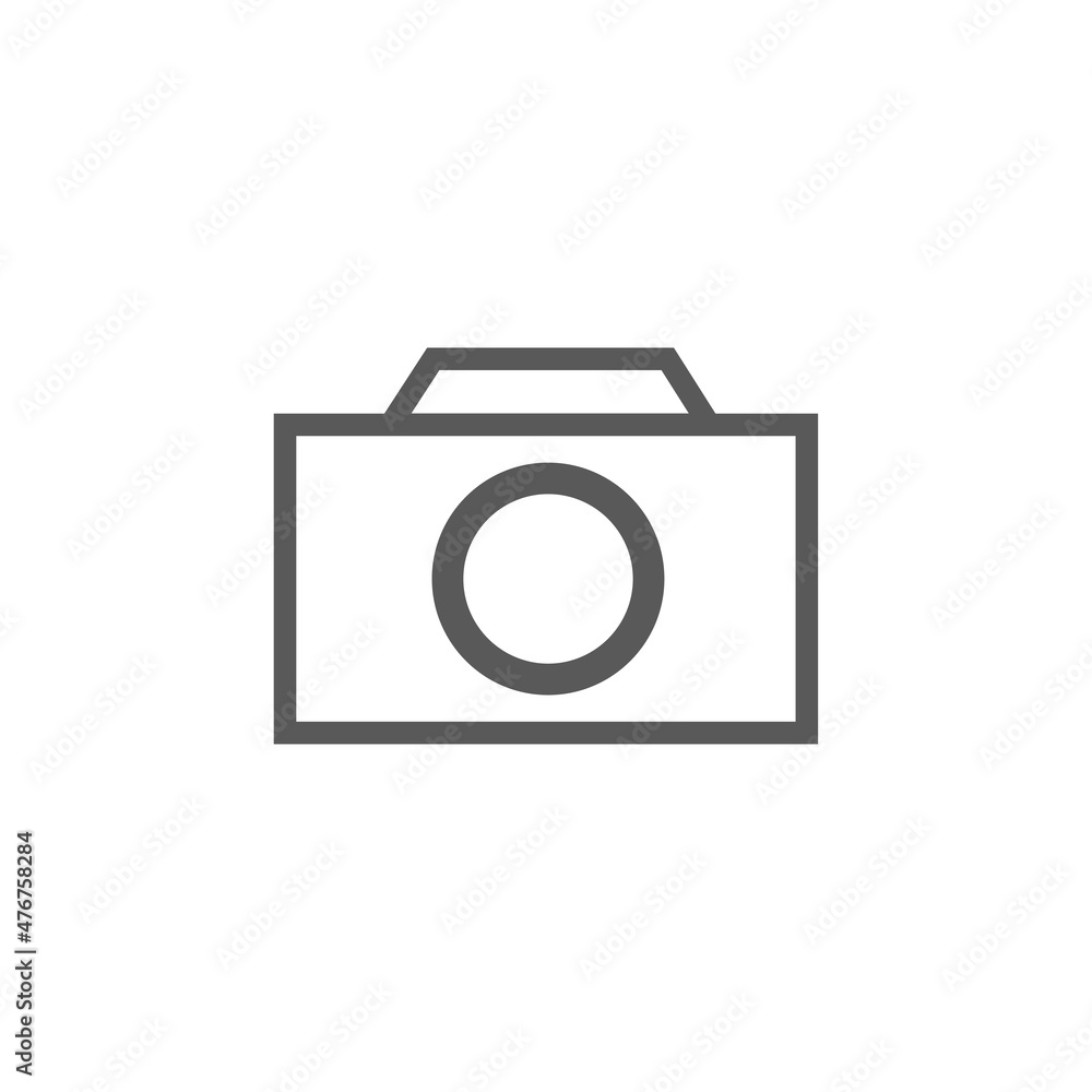 Vector graphic illustration of a simple camera sign. Great for photography designs, photography contest posters, symbols, signs, etc Vector graphic illustration of a simple camera sign. Great for photography designs, photography contest posters, symbols, signs, etc