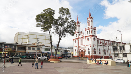 Wallpaper Mural Volcanic lake Laguna Verde in Colombia. Torontodigital.ca