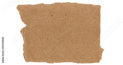 Kraft torn and creased Paper Texture for Background 