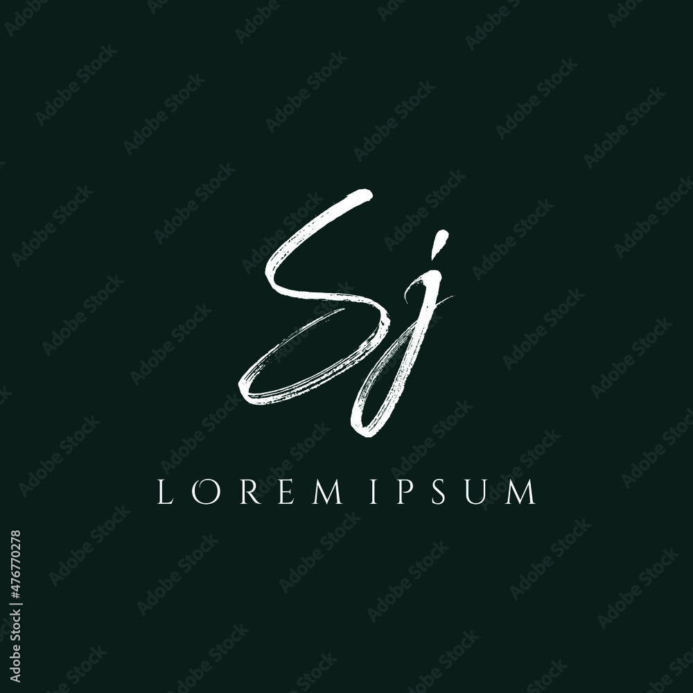 Letter SJ luxury logo design vector Letter SJ luxury logo design vector