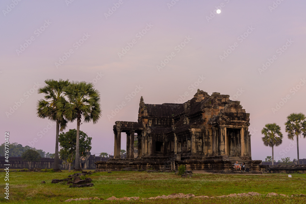 Angkor Wat temple in the dawn, Cambodia Angkor Wat temple in the dawn, Cambodia