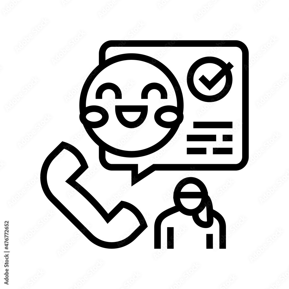 on-call babysitter line icon vector. on-call babysitter sign. isolated contour symbol black illustration
