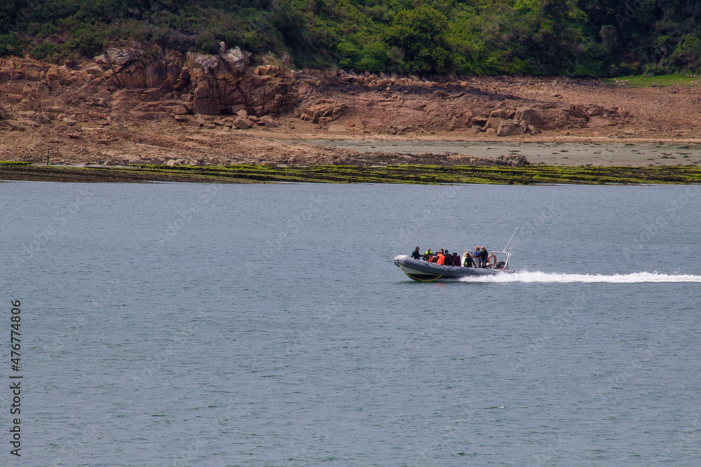 Obraz premium boats on the beach
