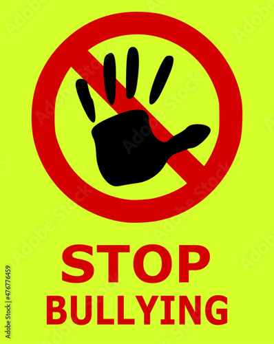 stop bullying sign