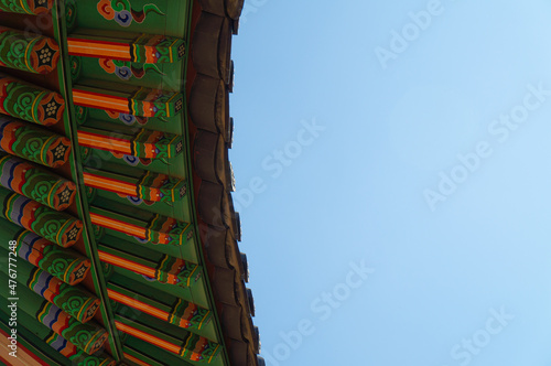 Korean traditional roof architecture