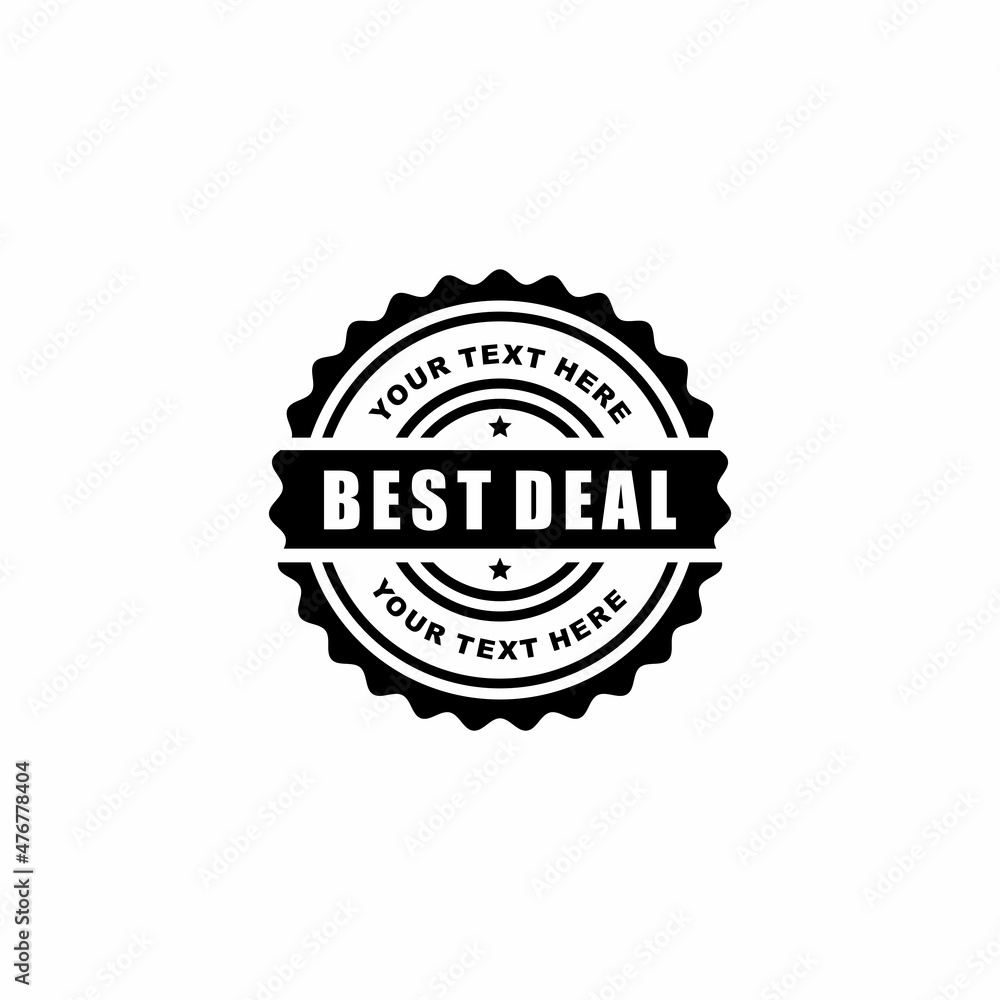 Best deal stamp seal icon vector illustration Best deal stamp seal icon vector illustration