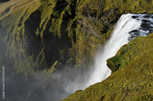 Above Skogafoss Falls 