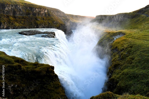 Gullfoss Waterfall in Iceland 