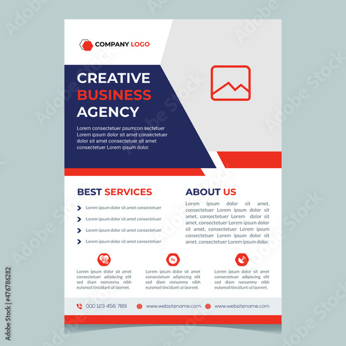 Vector illustration, Flyers report business magazine, Flyer design size A4, Template vector design for flyer, design template business cover, Artistic design of cover,