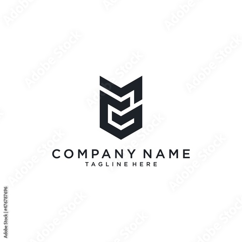 MG or GM initial Logo design Vector.