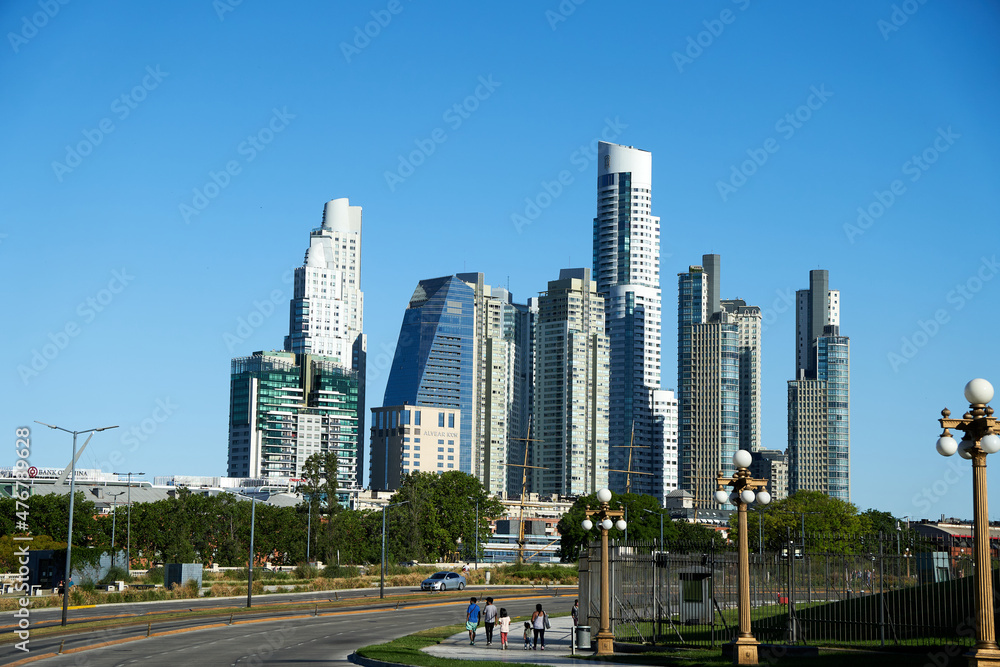 アルゼンチンブレノスアイレスの都市風景