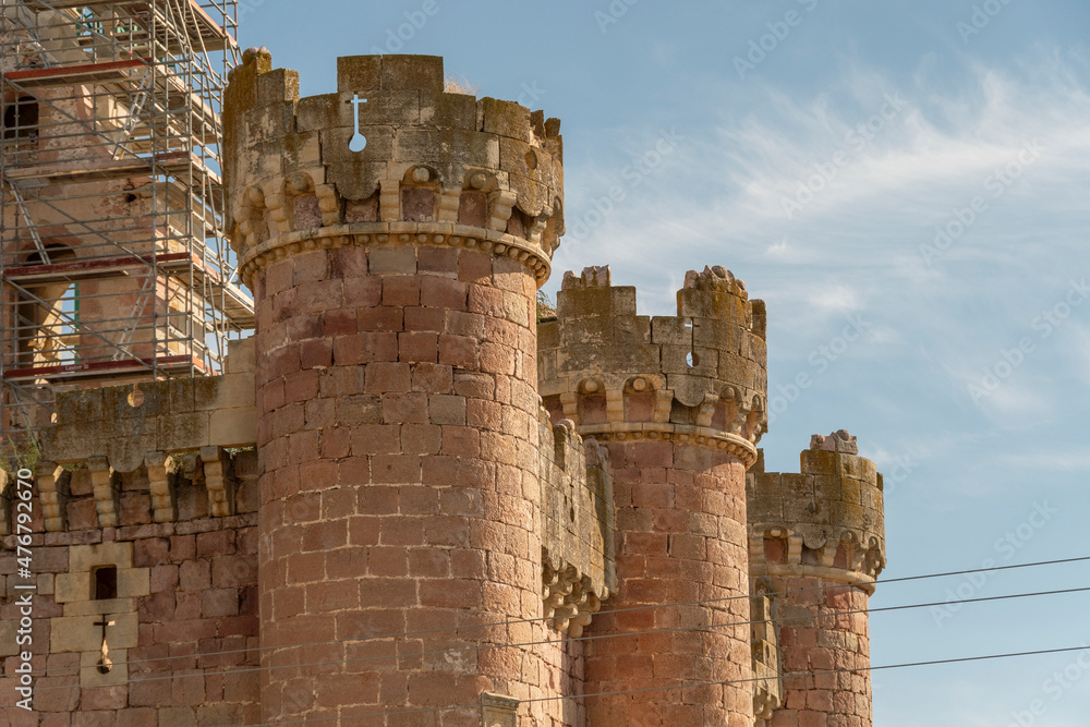 Castillo de Turegan, Castilla y León, España.