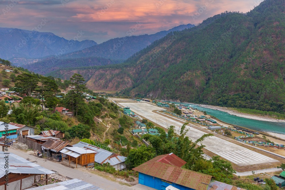 Walong town in Anjaw district of Arunachal Pradesh, India