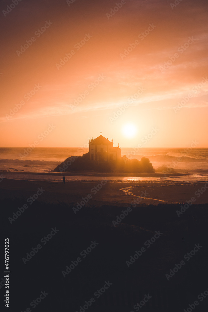 Senhor da Pedra beach in Portugal