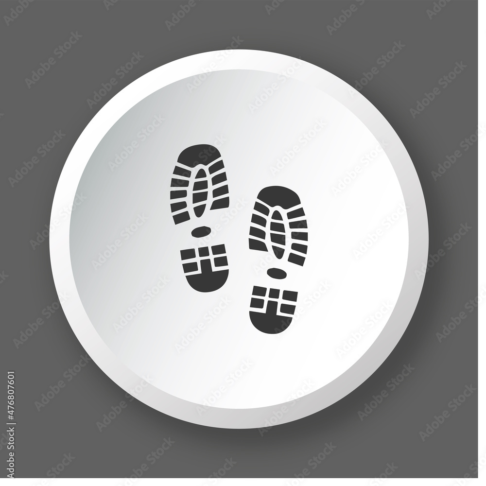 Logo sentiers de randonnée. Logo sentiers de randonnée.