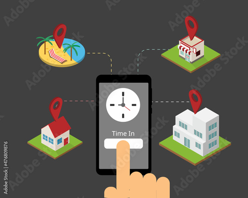 time and attendance tracking application that can track from anywhere with mobile application