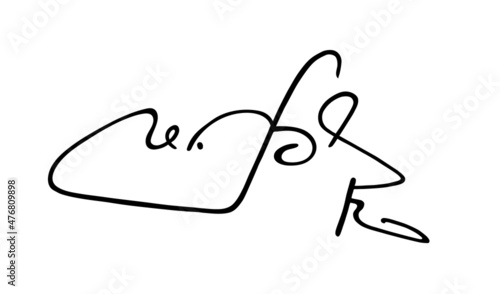 Vector signature. Fake autograph. Sample doe. Handwritten scrawl dummy. Handwriting scribble. Black written isolated on background. Writing sketch placeholder. Write abstract line John, Smith, Jane