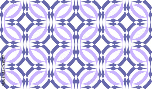 Seamless very peri color geometric pattern vector