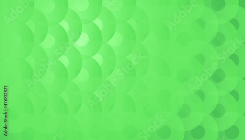 Nature green gradient circles  backdrop. Abstract green blurred background. Ecology concept for your graphic design, banner or poster. Vector illustration.