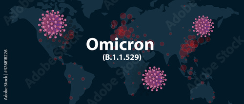 omicron covid-19 new variant spread mutation world map infectionrisk outbreak