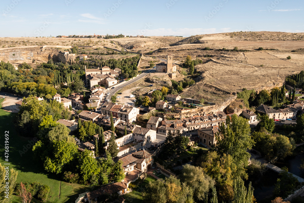 Vista panorámica de la ciudad de Segovia, España