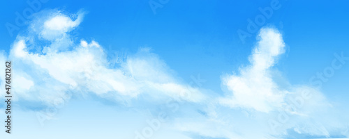 Photography sunny day anime cloud painterly 1