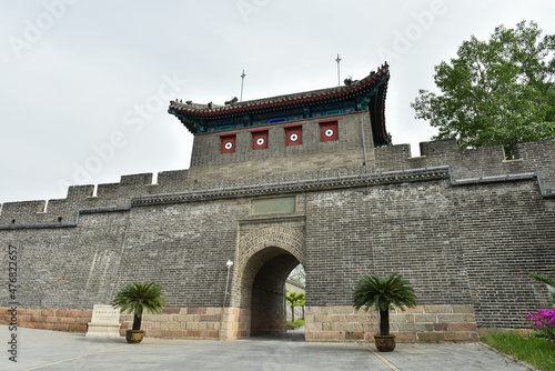 Arrow Tower and Archway in ancient China