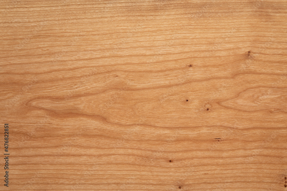 Naklejka premium Wooden plank natural texture background. Cherry wood plank texture.
