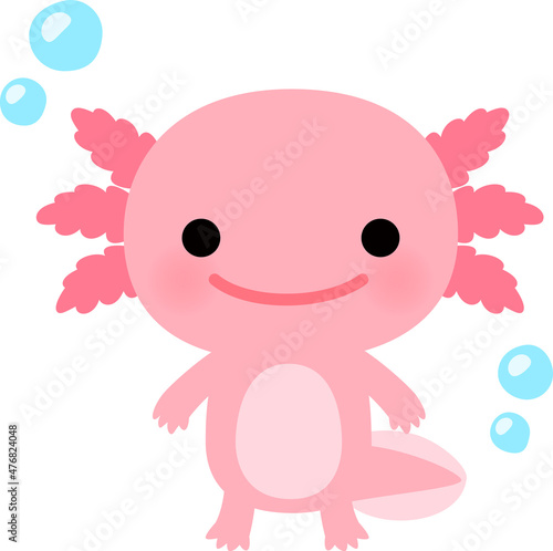 ウーパールーパーのキャラクター