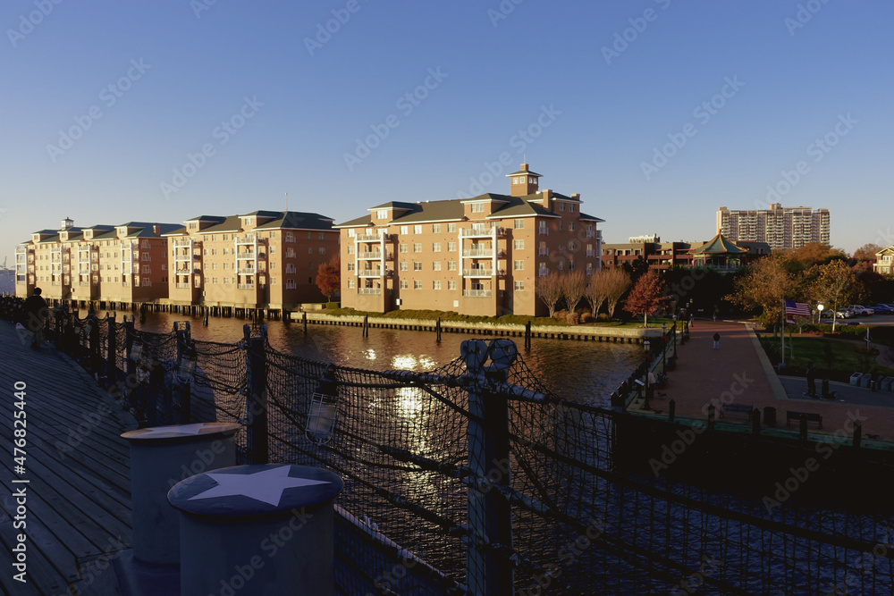 Obraz premium Townscape taken at a tourist spot in Norfolk